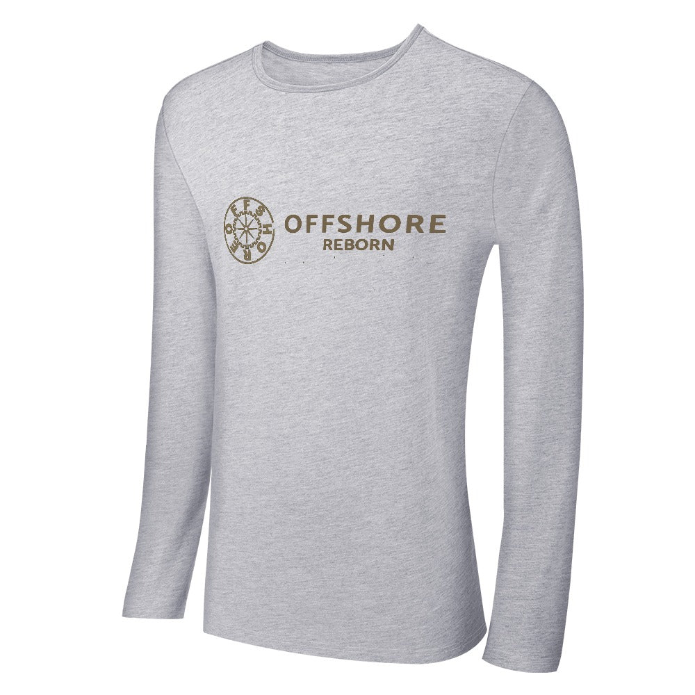 T-shirt à manches longues col rond pour Hommes Offshore Reborn